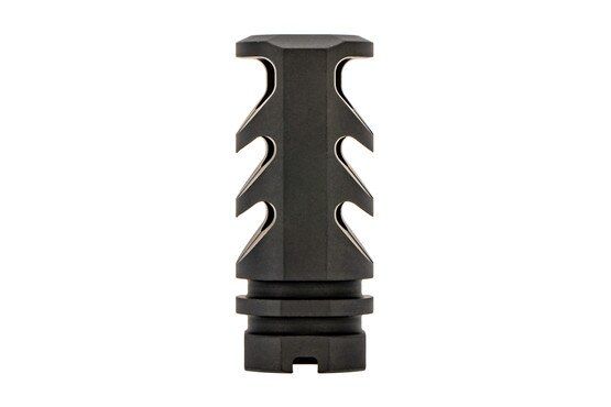 Precision Armament 7.62x39mm Severe Duty AK-47 muzzle brake with 14x1mm LH threading in black